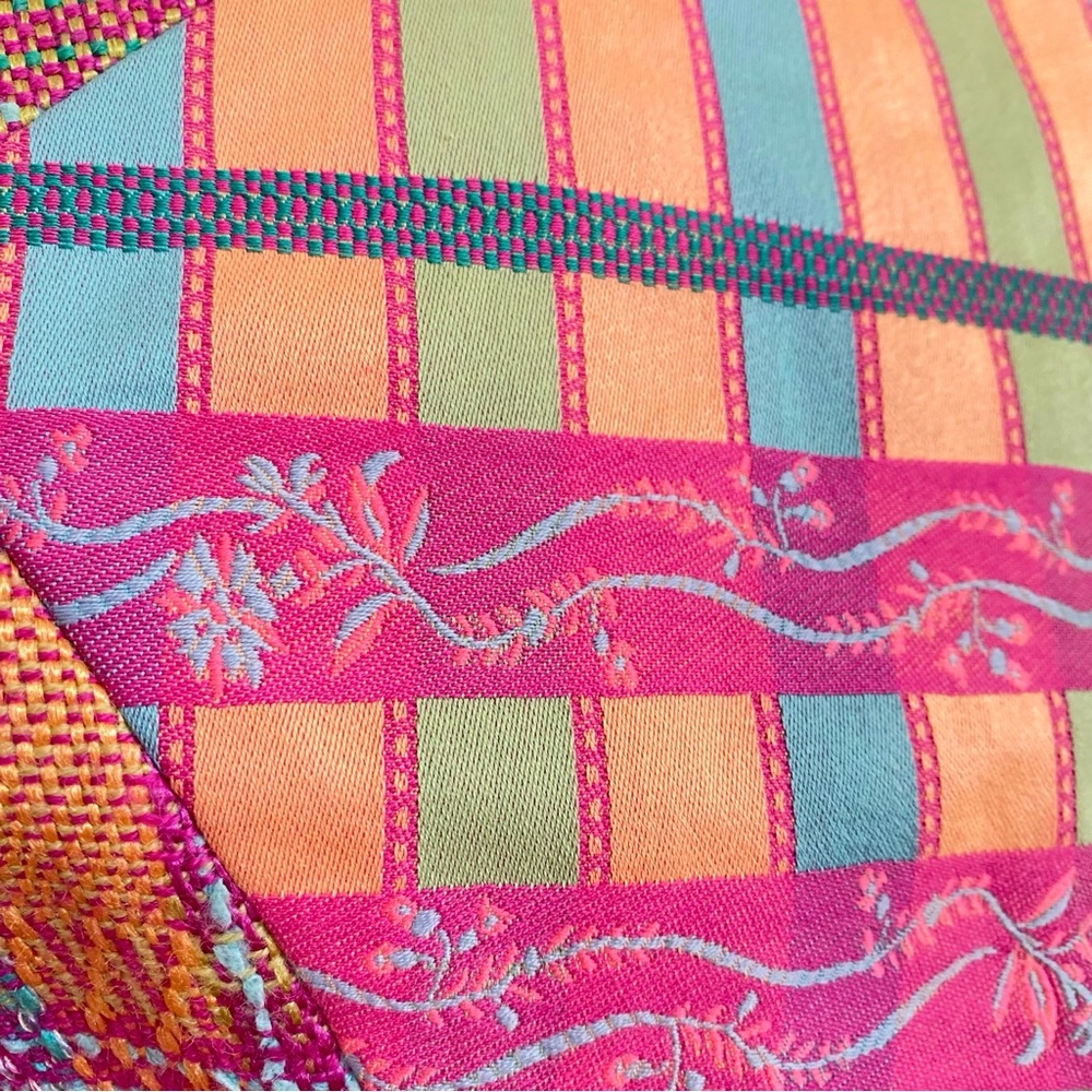 VINTAGE BAZAR CHRISTIAN LACROIX COLORFUL TWEED ZIP UP JACKET HIGH RISE SKIRT SET - Picture 8 of 16